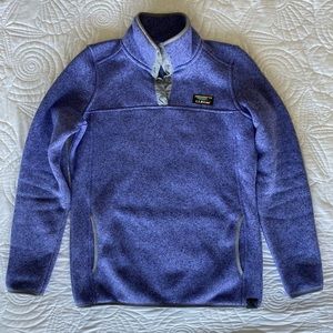 Llbean sweater fleece pullover